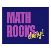 Math Rocks Daily ポスター (正面)