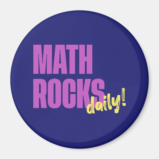 Math Rocks Daily マグネット (正面)