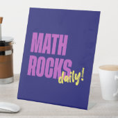 Math Rocks Daily 台座サイン (インサイチュ)