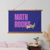 Math Rocks Daily 吊り下げ型タペストリー (寝室)