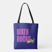 Math Rocks Daily Teacher トートバッグ (裏面)