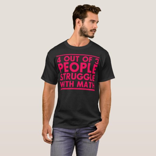 Math saying student Funny Funny ranch mustang Tシャツ (正面フル)
