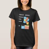 Math School College Job Pupils Teacher Nerd Geek J Tシャツ (正面)