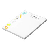 Math school teacher gift notepad ノートパッド (回転)