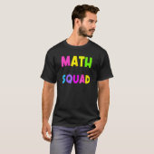 Math Squadの先生評価 Tシャツ (正面フル)