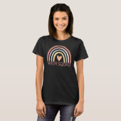 Math Squad Boho Rainbow Student Math先生戻る Tシャツ (正面フル)
