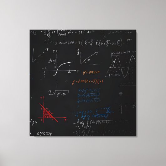 Math Streted Canvas Print キャンバスプリント (正面)