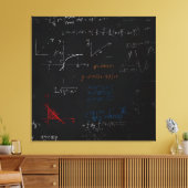 Math Streted Canvas Print キャンバスプリント (インサイチュ (リビング))