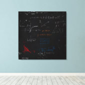 Math Streted Canvas Print キャンバスプリント (インサイチュ (ウッドフロア))