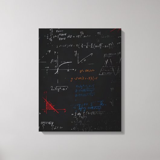 Math Streted Canvas Print キャンバスプリント (正面)
