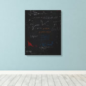 Math Streted Canvas Print キャンバスプリント (インサイチュ (ウッドフロア))