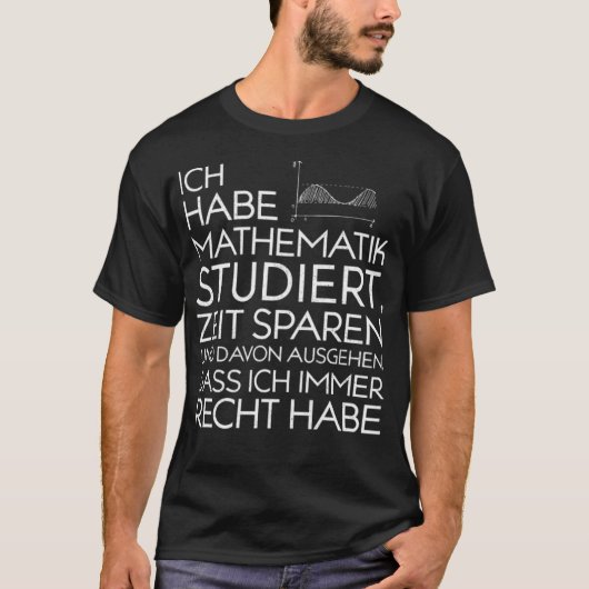Math Studium School おもしろい Math Ranchの数 Tシャツ (正面)