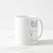 Math Superpower Teacher | Calling & Passion コーヒーマグカップ (正面右)