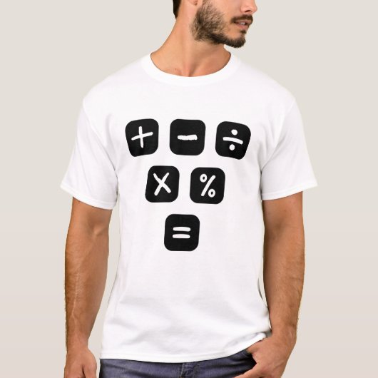Math Symbols mathematical Signs Tシャツ (正面)