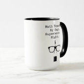 Math Teacher By Day Superhero By Night マグカップ (正面右)