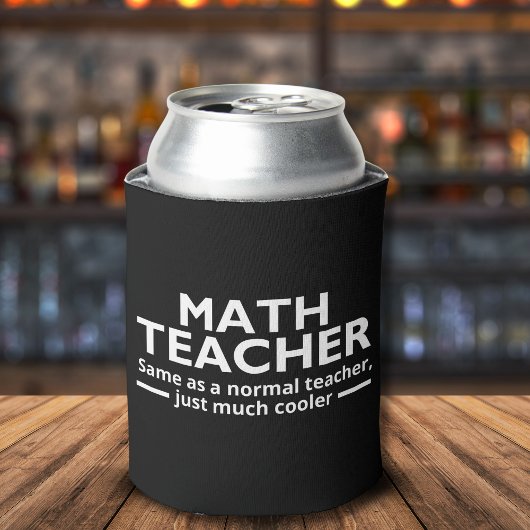Math Teacher Funny Math 缶クーラー