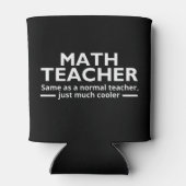 Math Teacher Funny Math 缶クーラー (裏面)