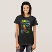 Math Teacher Happy 100th Day Of School Equations_2 Tシャツ (正面フル)
