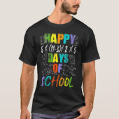Math Teacher Happy 100th Day Of School Equations_3 Tシャツ (正面)