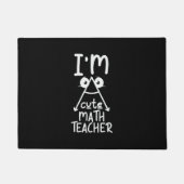 Math Teacher I Am Math Teacher ドアマット (正面)