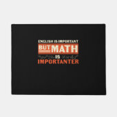Math Teacher Math Is Importanter ドアマット (正面)