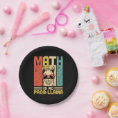 Math Teacher Math Is No Problem ペーパープレート (パーティー)