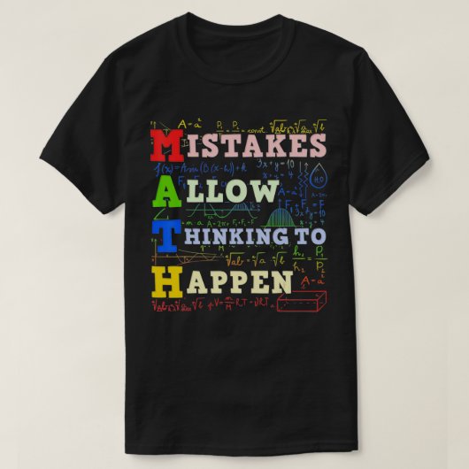 Math Teacher Math Student Mathematics  Tシャツ (デザイン正面)