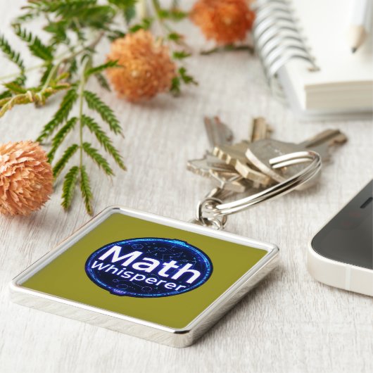 Math Teacher Math Whisperer キーホルダー (側面)