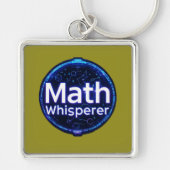 Math Teacher Math Whisperer キーホルダー (正面)