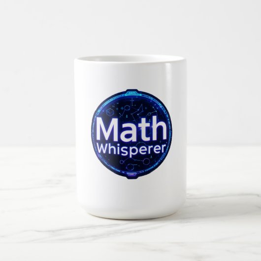 Math Teacher Math Whisperer コーヒーマグカップ (中央)