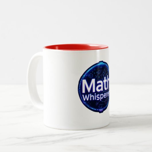 Math Teacher Math Whisperer ツートーンマグカップ (正面左)