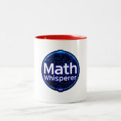 Math Teacher Math Whisperer ツートーンマグカップ (中央)