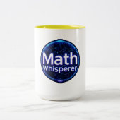 Math Teacher Math Whisperer ツートーンマグカップ (中央)