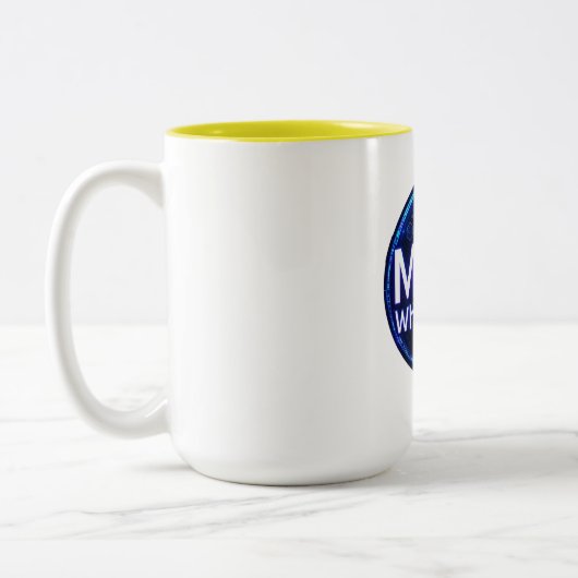Math Teacher Math Whisperer ツートーンマグカップ (左)