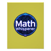 Math Teacher Math Whisperer フォトプリント (正面)