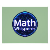 Math Teacher Math Whisperer フォトプリント (正面)