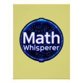 Math Teacher Math Whisperer ポスター (正面)