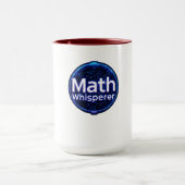 Math Teacher Math Whisperer マグカップ (中央)