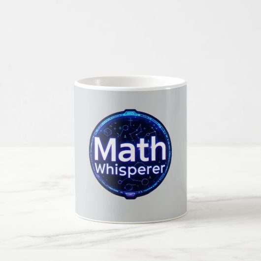 Math Teacher Math Whisperer モーフィングマグカップ (中央)