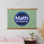 Math Teacher Math Whisperer 吊り下げ型タペストリー (寝室)