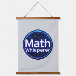 Math Teacher Math Whisperer 吊り下げ型タペストリー