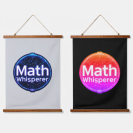 Math Teacher Math Whisperer 吊り下げ型タペストリー