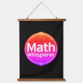 Math Teacher Math Whisperer 吊り下げ型タペストリー (正面2)
