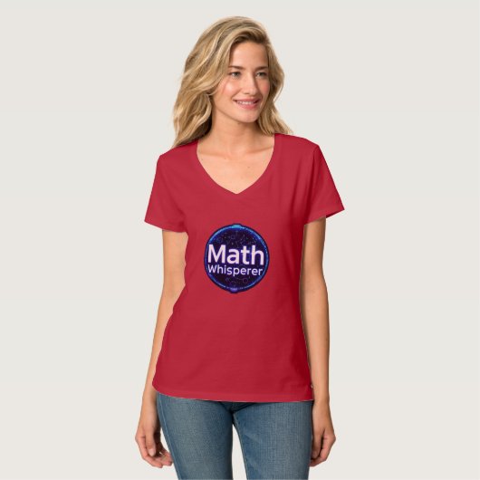 Math Teacher Math Whisperer Tシャツ (正面フル)