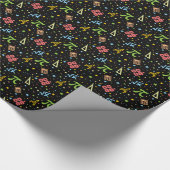 Math Teacher - Mathematics Symbols Pattern ラッピングペーパー (角)