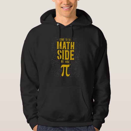 Math Teacher Nerd Student Pi Day Come To The Math パーカ (正面)