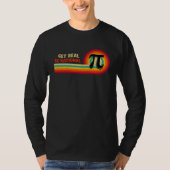 Math Teacher Spiral Pi Ratio Get Real Be Rational Tシャツ (正面)