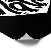 Math Teacher Student Love Valentine's Day  ポスター (角)