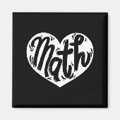Math Teacher Student Love Valentine's Day  マグネット (正面)