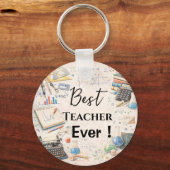 Math Teacher Thank You Gifts | End of School Year キーホルダー (正面)